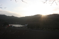 伊佐ノ浦公園の初日の出　　　（2017.1.1.撮影）