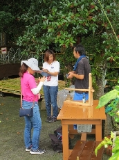 取材を受けるM氏！