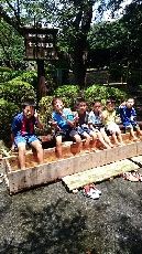 どこから来たのかな？元気なちびっ子