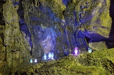 ①グラスキャンドル風オブジェ