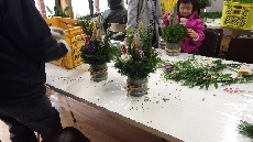 飾り付けが終わりました！