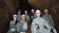 折返し地点の千枚積で一息、記念写真！