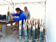 職人の技が光る（昨年の様子）